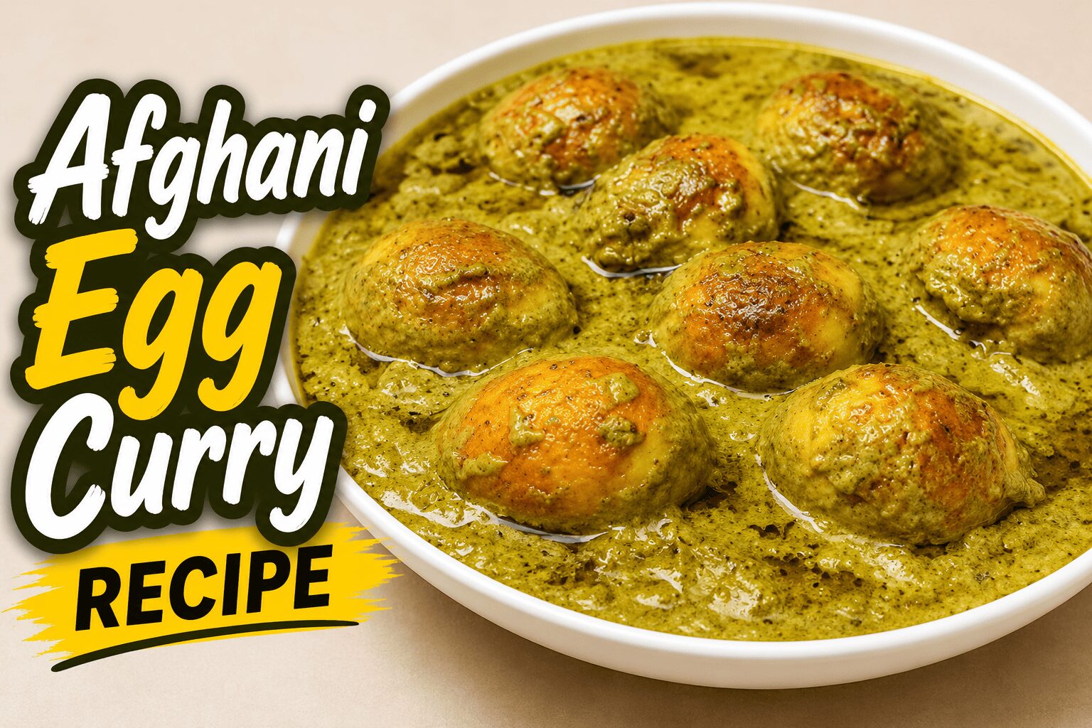 afghani egg curry recipe