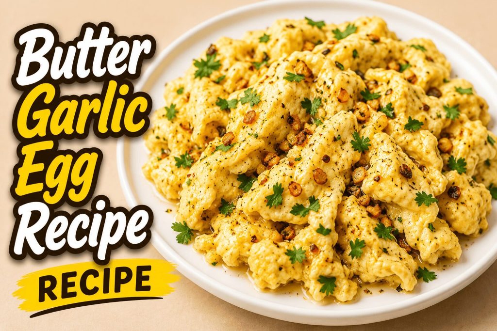 butter garlic egg recipe