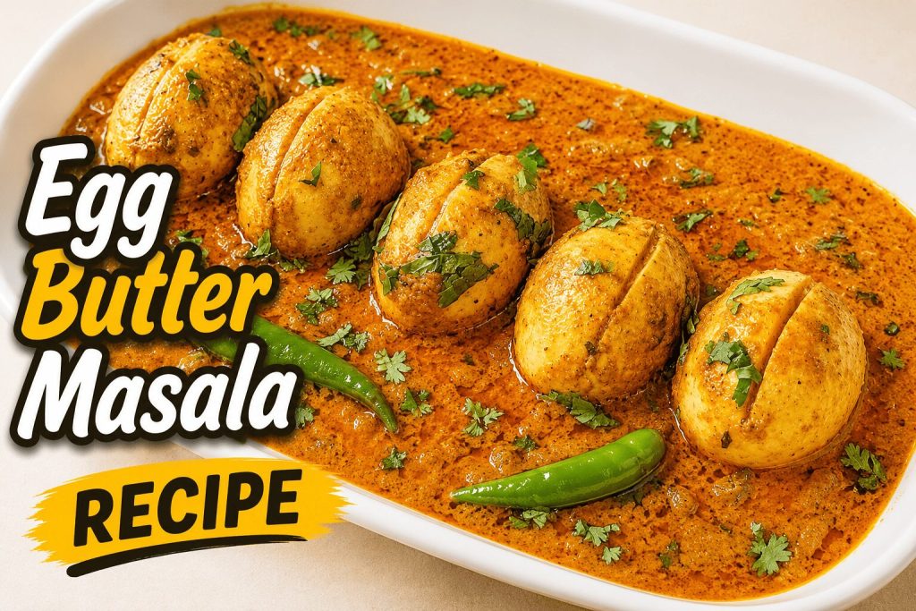 egg butter masala recipe