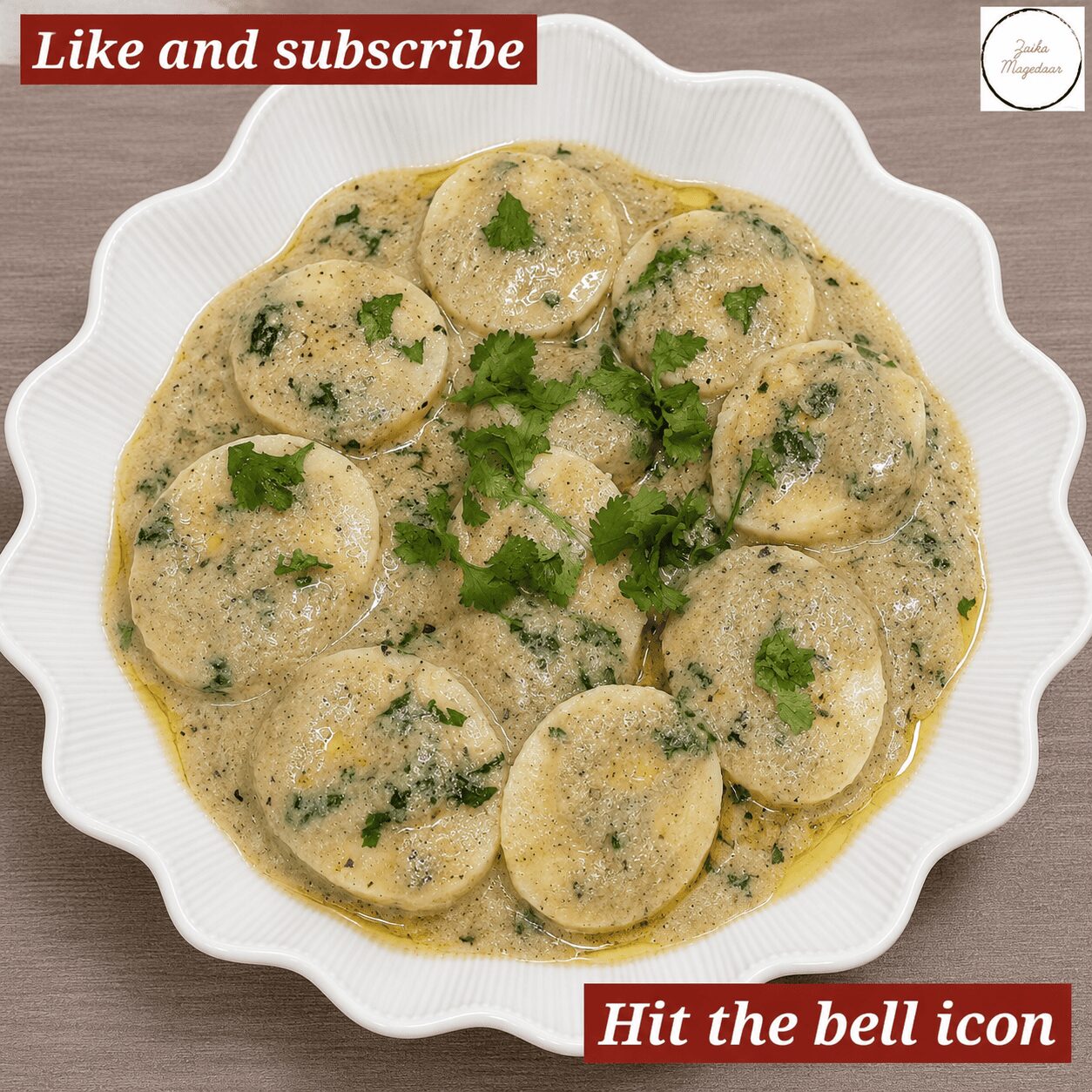 Finished Anda Malai Curry, creamy egg gravy recipe