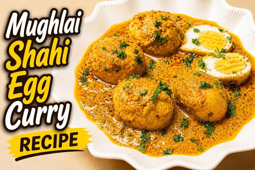 mughlai shahi egg curry recipe
